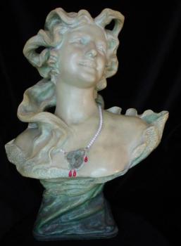Büste Frau - Terrakotta - 1910