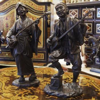 Skulpturengruppe - Bronze - 1900