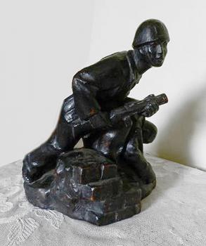 Skulptur - gebrannter Ton - 1950 Skulptur - gebrannter Ton - 1950