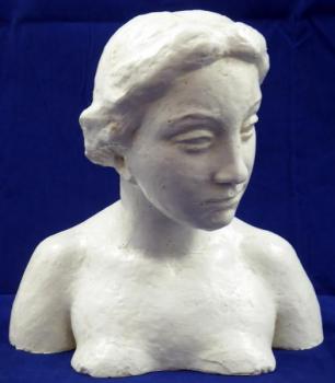 Büste Frau - Gips - Bøetislav Benda - 1940 Büste Frau - Gips - Bøetislav Benda - 1940