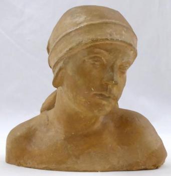 Skulptur - Gips patiniert - Bøetislav Benda - 1935 Skulptur - Gips patiniert - Bøetislav Benda - 1935