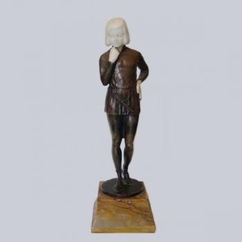 Skulptur - Alabaster, Bronze - 1925 Skulptur - Alabaster, Bronze - 1925