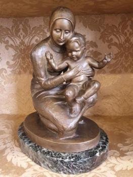Skulptur - patinierte Bronze - Jan Tska - 1933